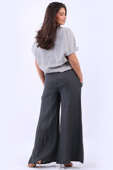 Italian Silver Linen Jacket