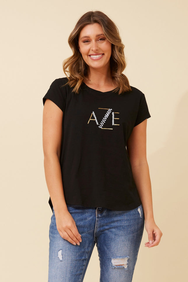 AZE Beaded Tee