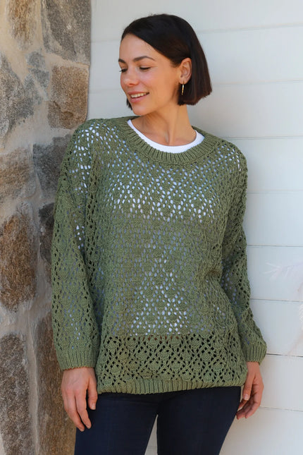 Moss Green Pullover