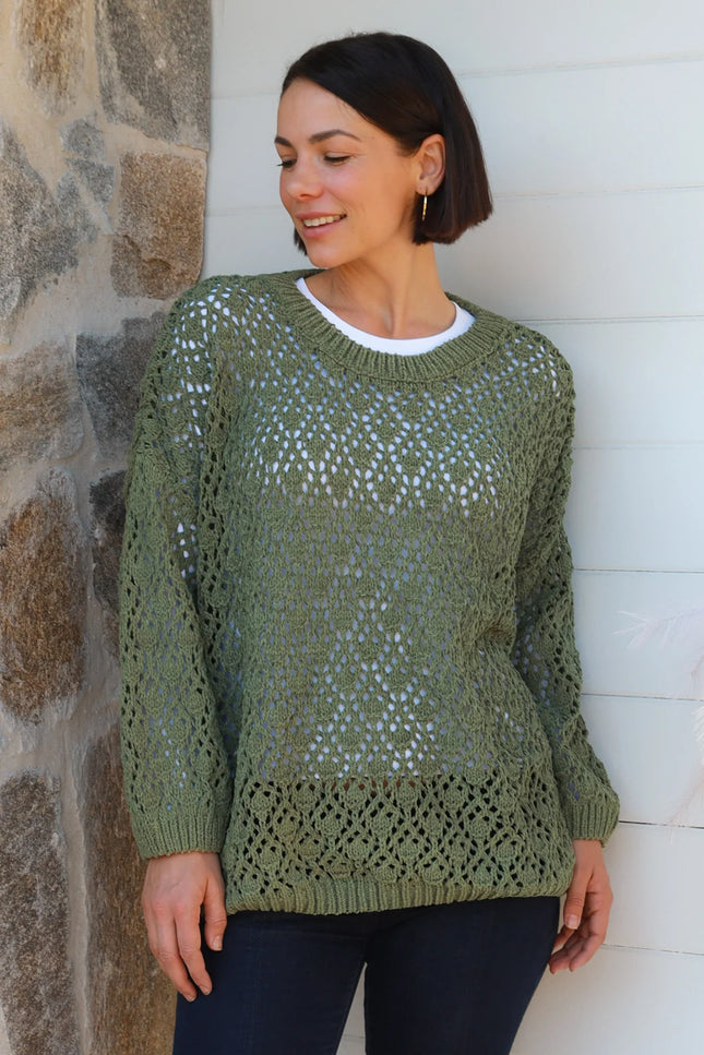 Moss Green Pullover