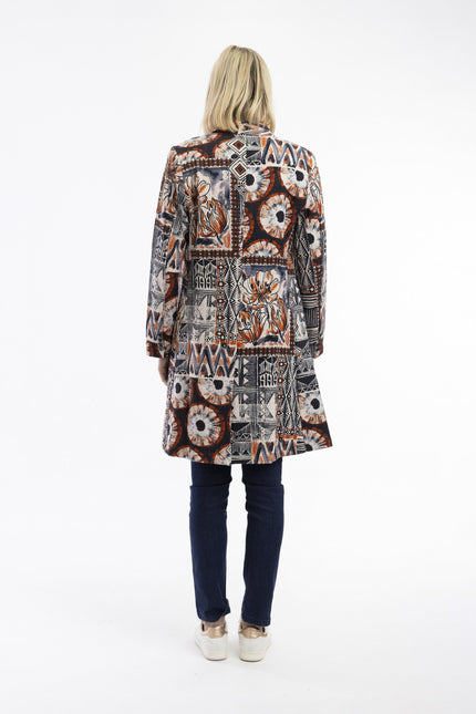 Makeba Coat Round Neckline