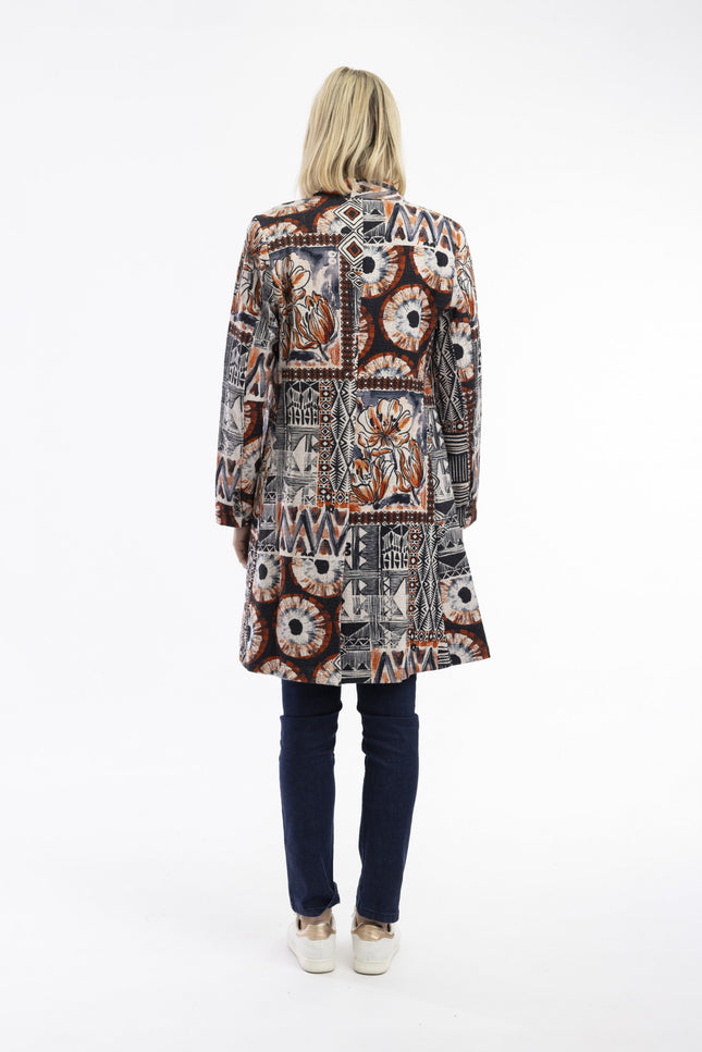 Makeba Coat Round Neckline