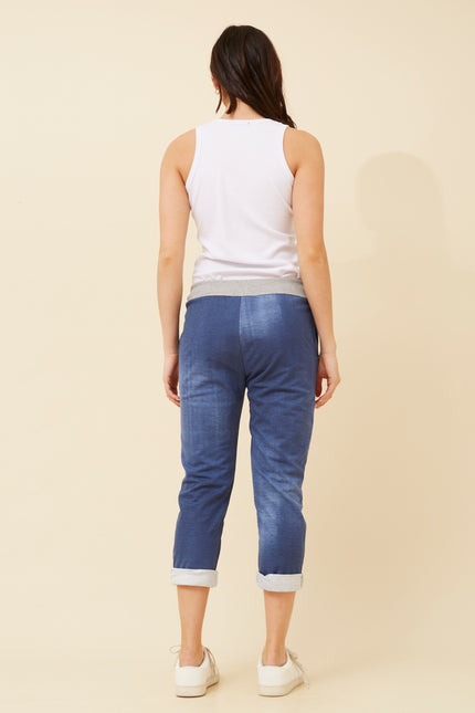 Denim Italian Jogger Pants
