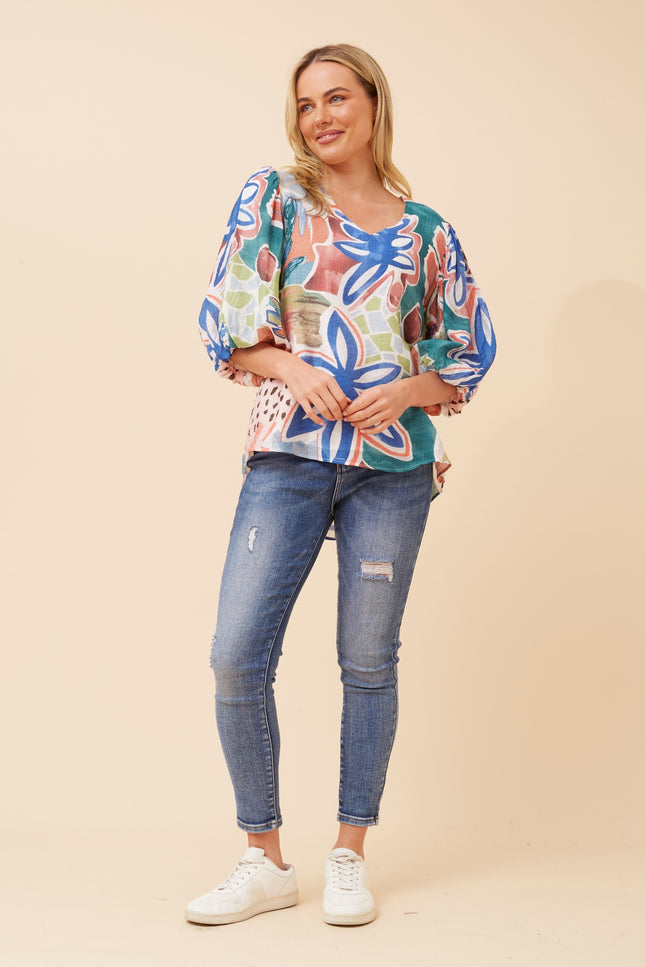 Sammy Balloon Sleeved Blouse