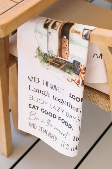 Caravan Tea Towel