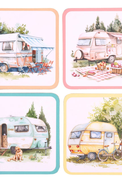 Caravan Coasters Set of 4