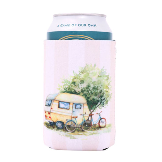 Caravan On The Road Stubby Cooler