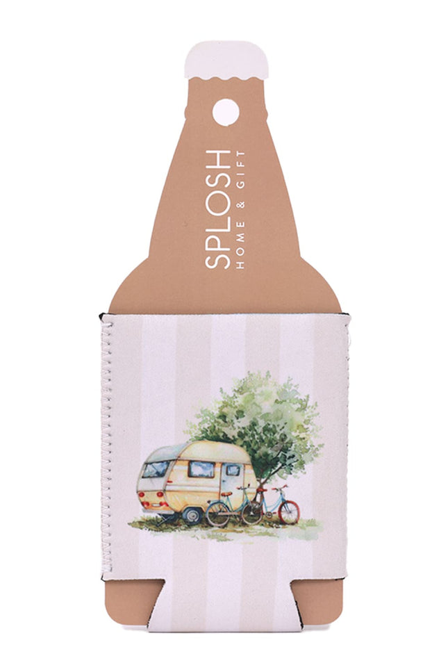 Caravan On The Road Stubby Cooler