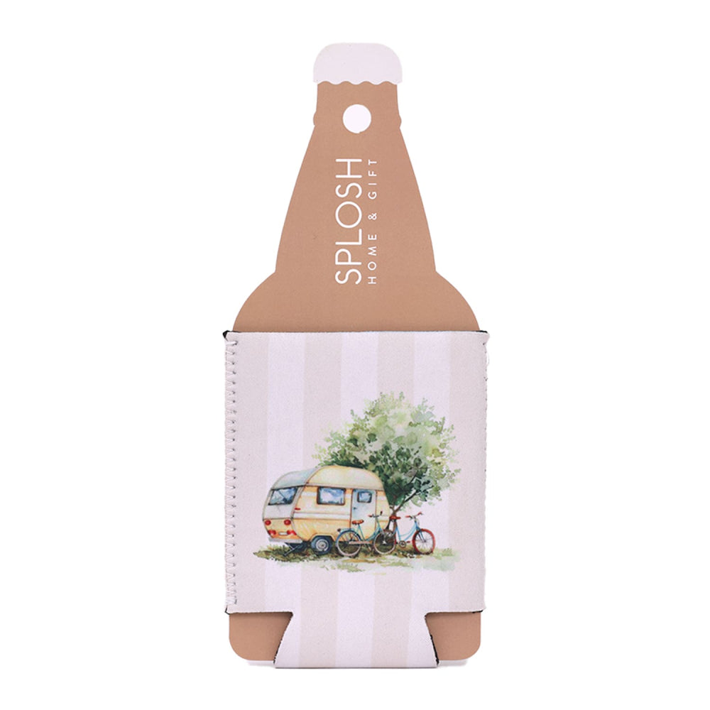Caravan On The Road Stubby Cooler