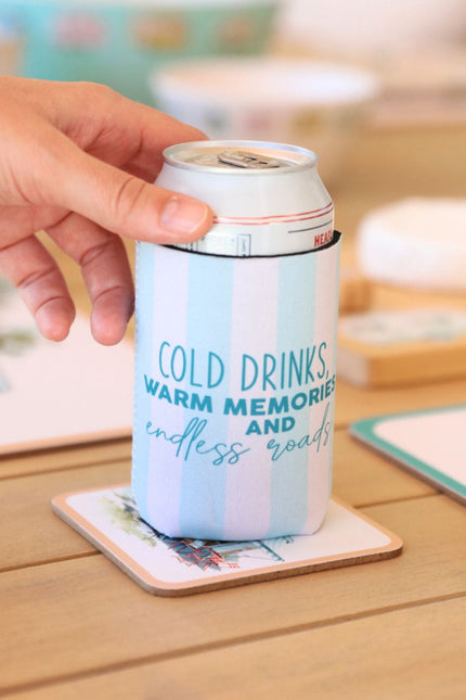 Caravan Cold Drinks Stubby Cooler