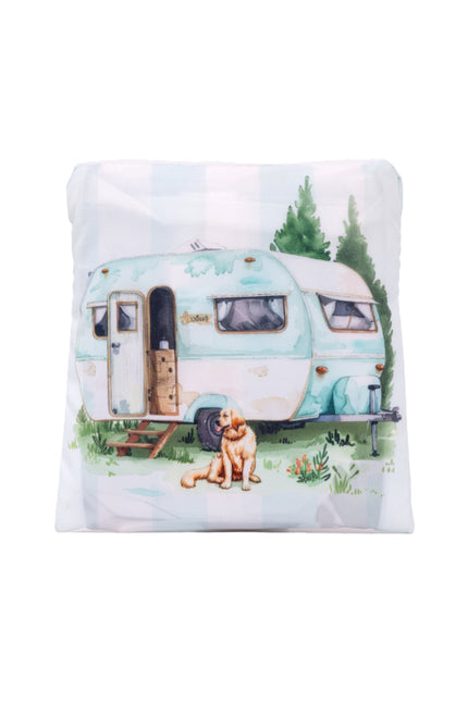 Caravan Blue Foldable Shopping Bag