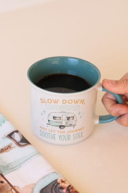 Caravan Slow Down Mug