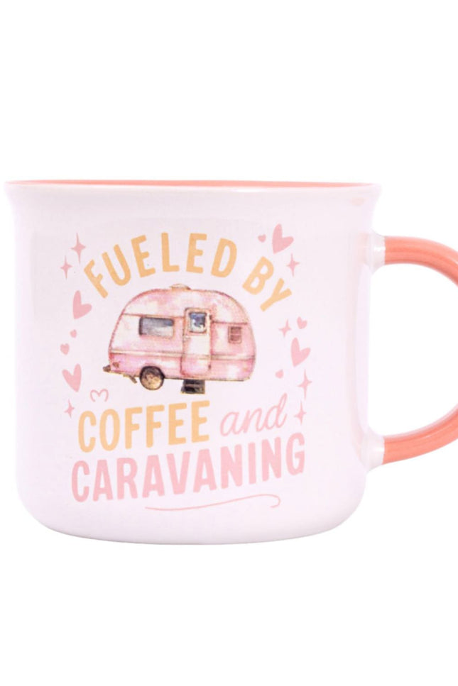 Caravan Fuelled By Coffee Mug