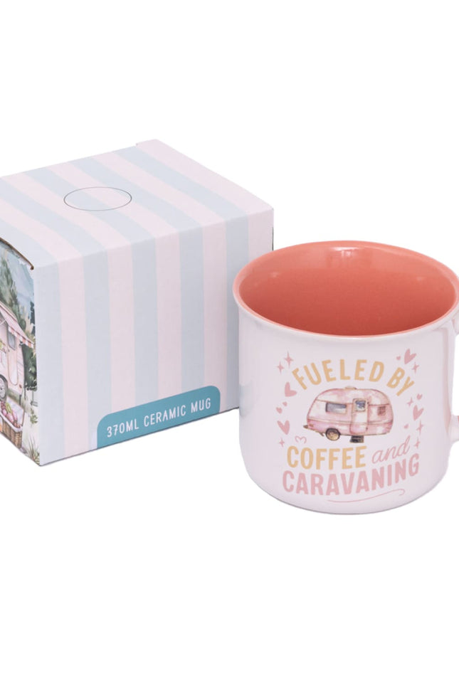 Caravan Fuelled By Coffee Mug