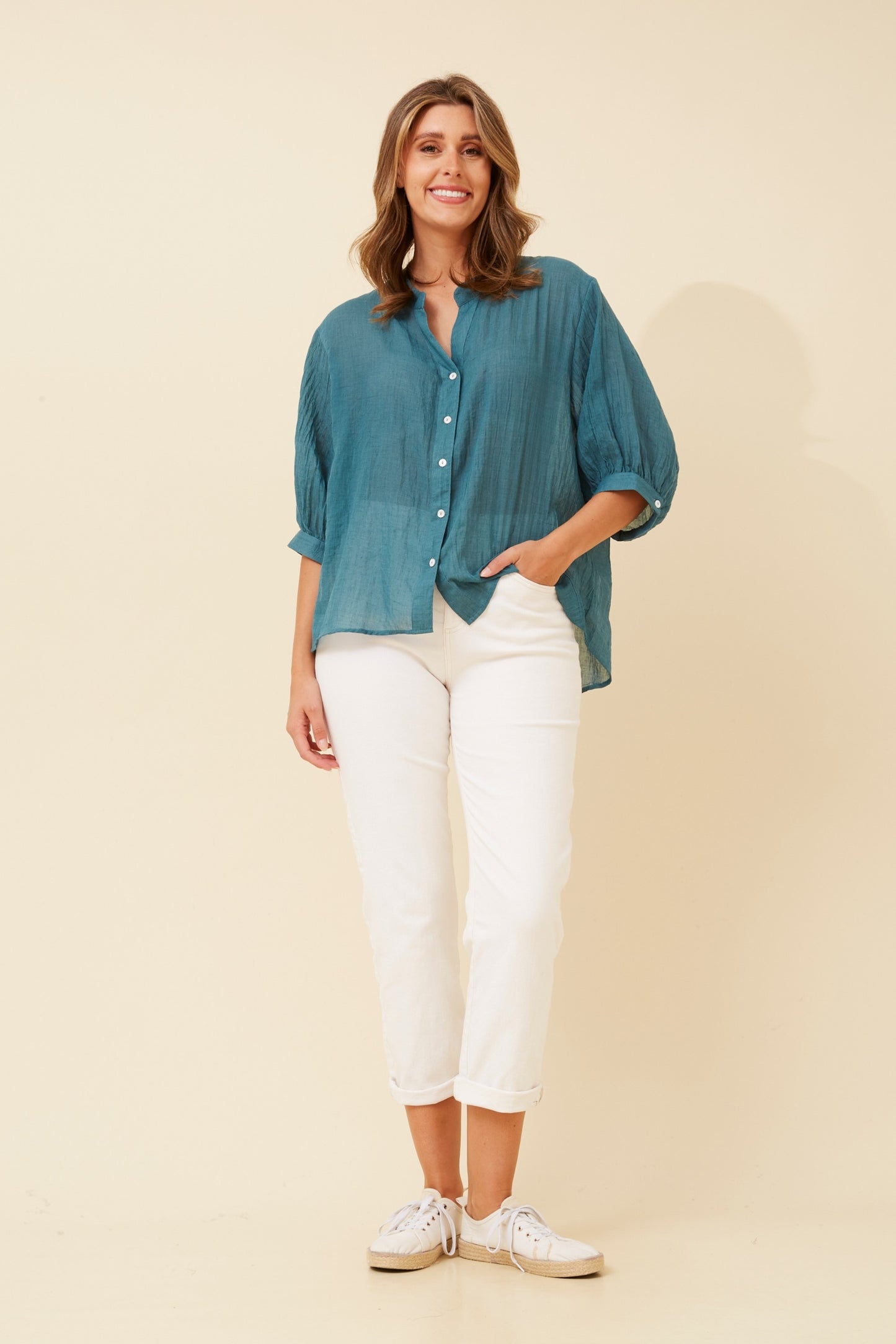 Bree Shirt Emerald
