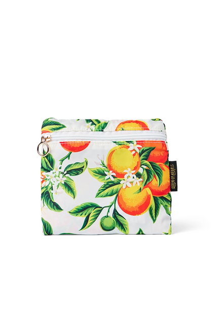 Oranges Book Tote & Matching Foldup Shopper Set