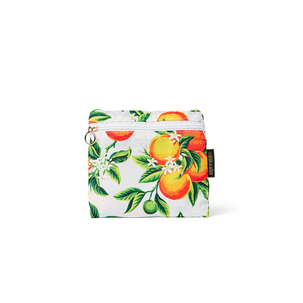 Oranges Book Tote & Matching Foldup Shopper Set