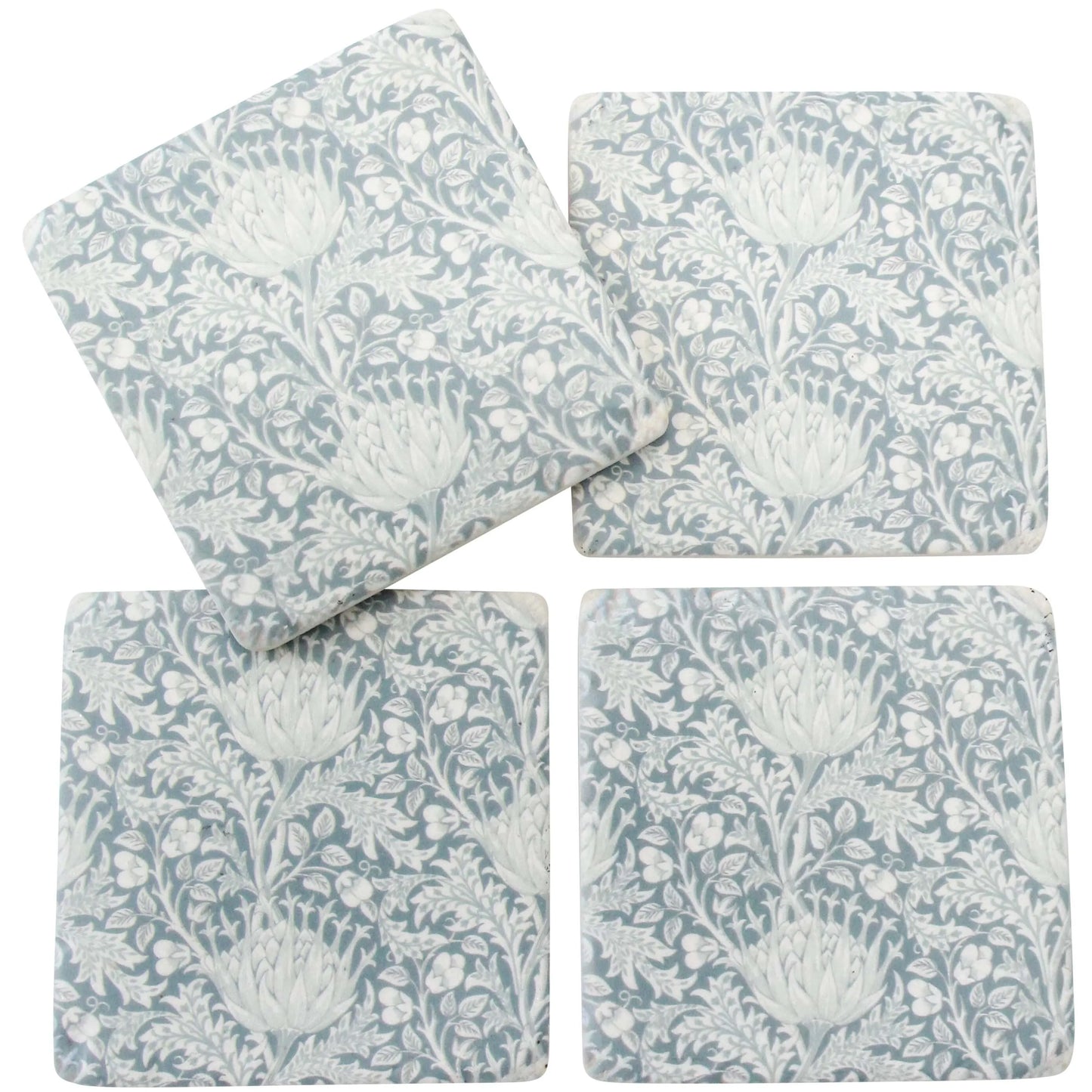 William Morris’s Artichoke coaster set4