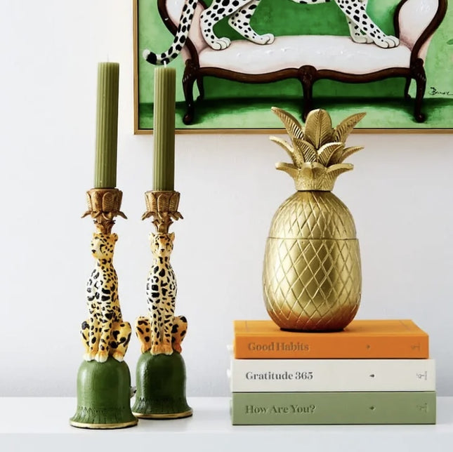 Leopard Candle Holder