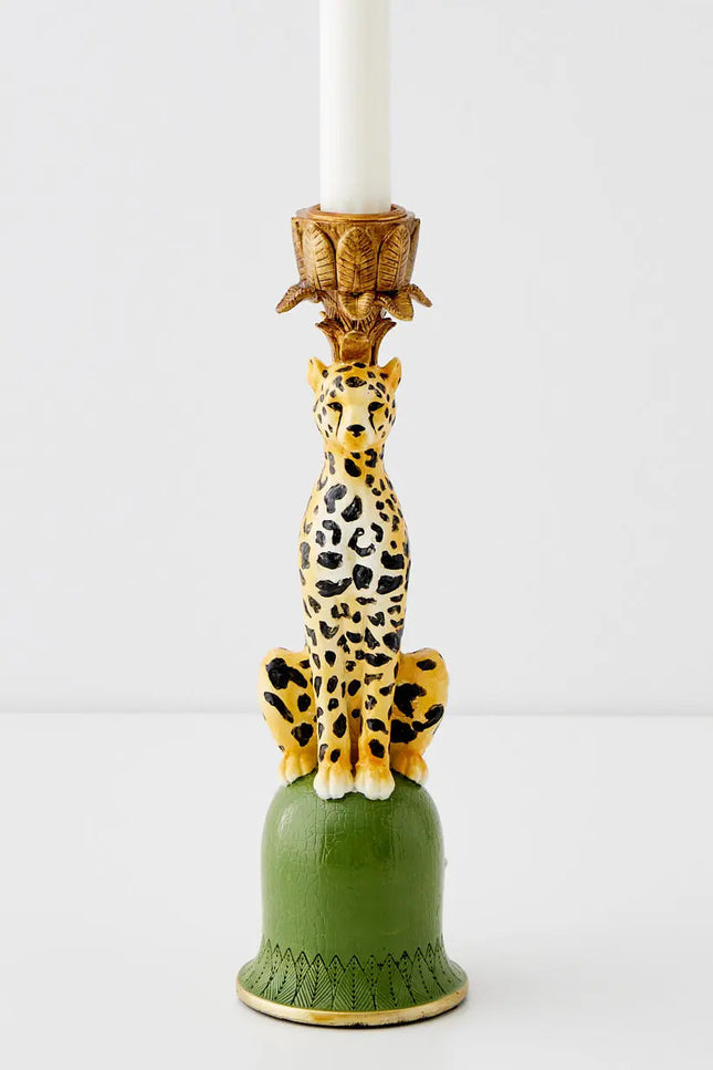 Leopard Candle Holder