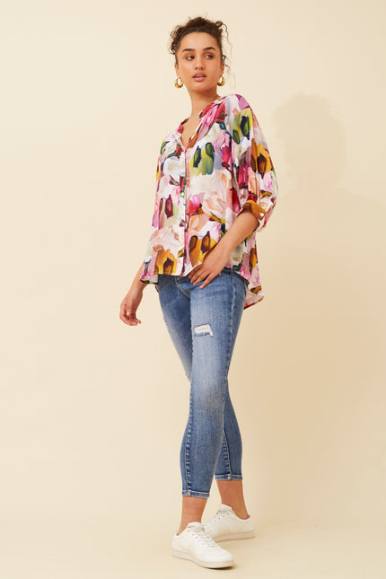Courtney Printed Blouse