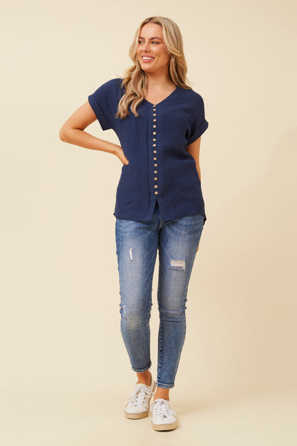 Julie Top Navy