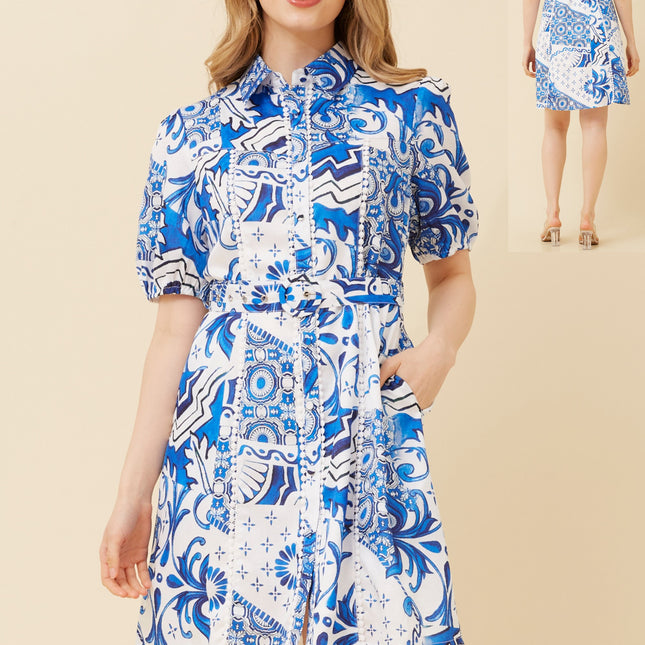 Courtney Love Puff Sleeve Dress