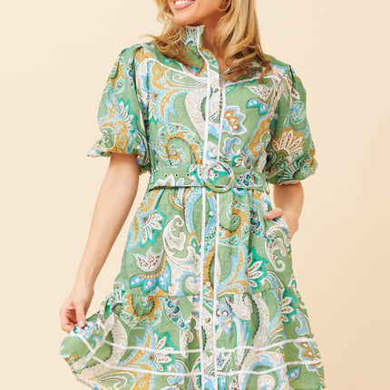 Shannon Paisley Dress