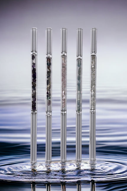 Crystal Infused Straws
