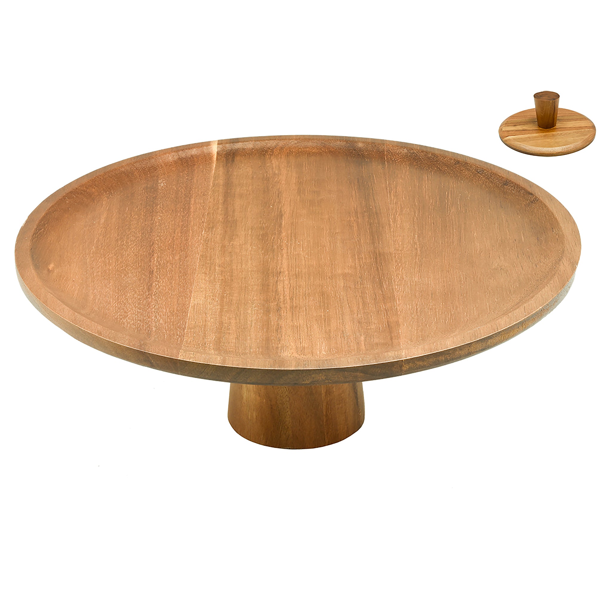 Acacia Cake Stand (36x14cm)
