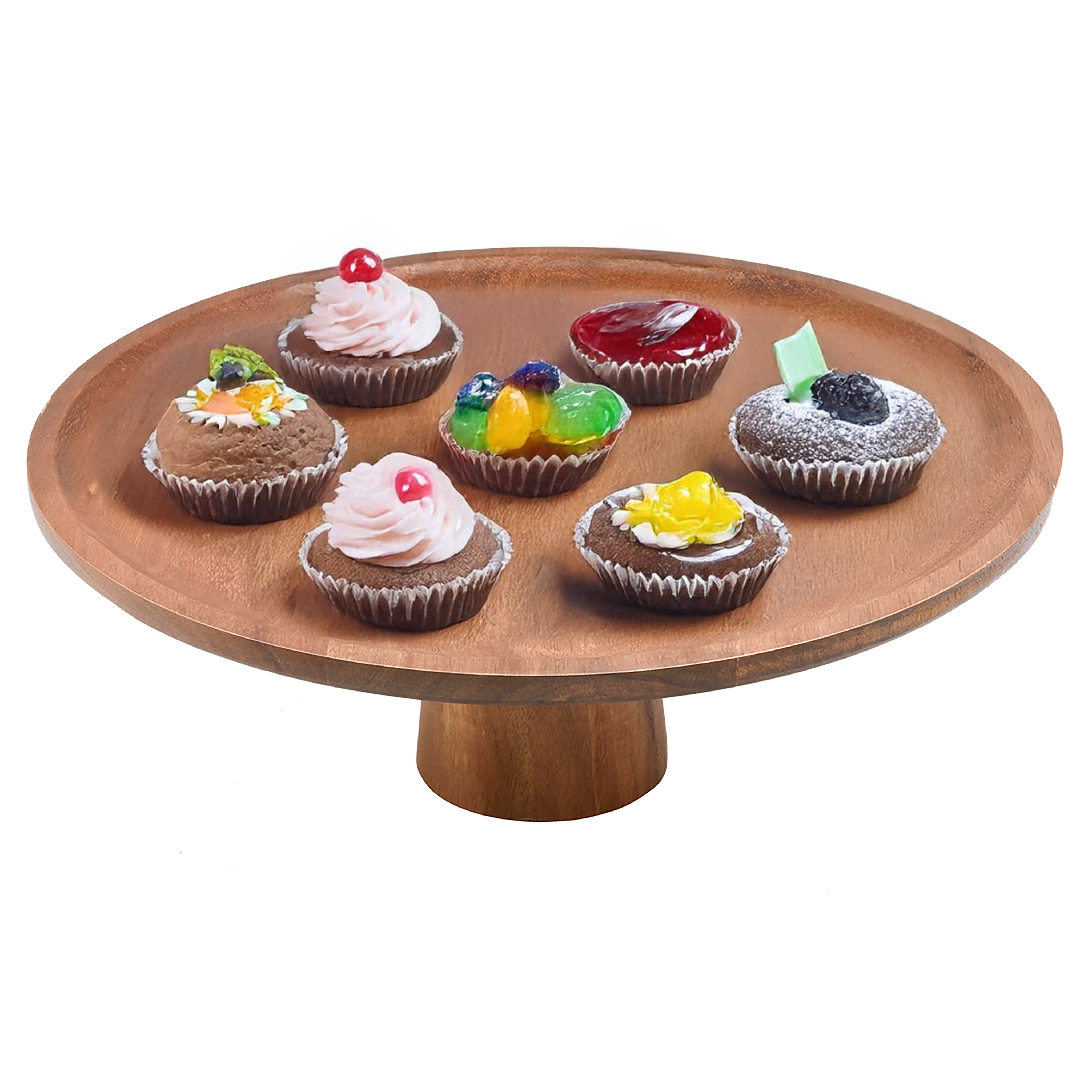 Acacia Cake Stand (36x14cm)