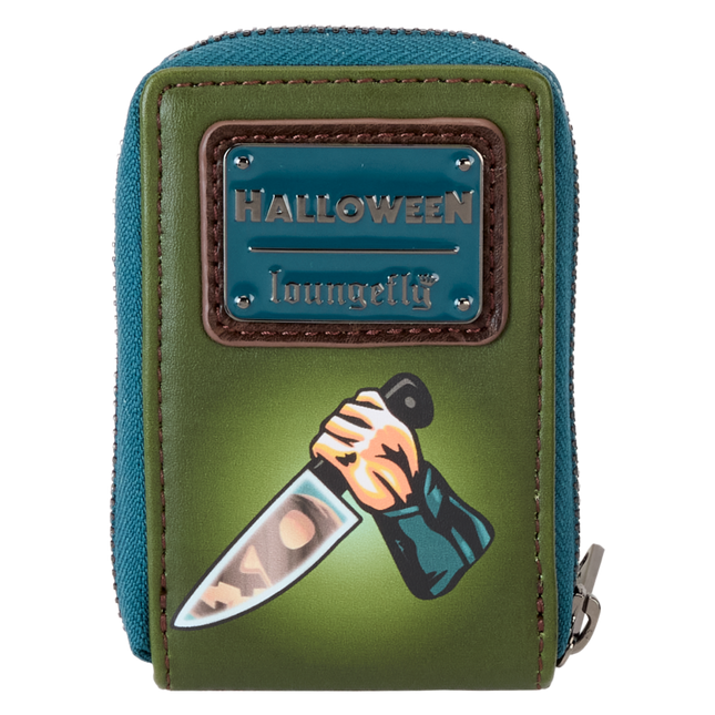 Loungefly - Halloween - Michael Myers Pumpkin Glow Accordion Zip Around Wallet