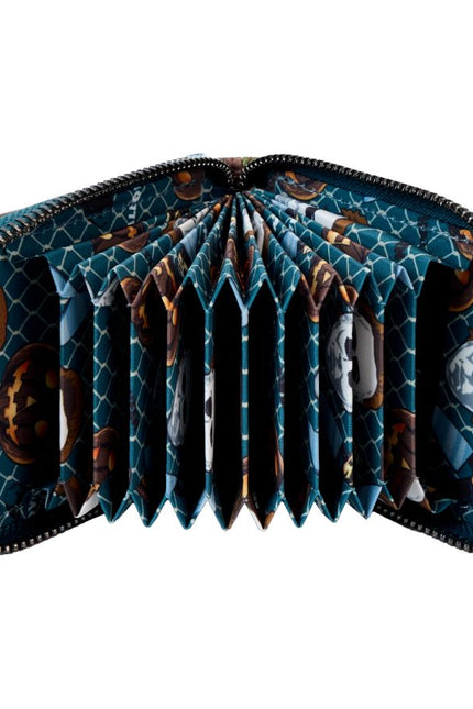 Loungefly - Halloween - Michael Myers Pumpkin Glow Accordion Zip Around Wallet