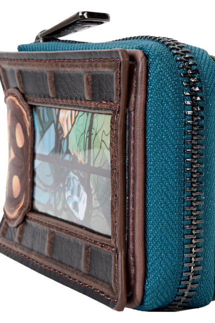 Loungefly - Halloween - Michael Myers Pumpkin Glow Accordion Zip Around Wallet