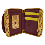 Loungefly- Harry Potter- Gryffindor Hogwarts Crest Varsity Jacket Zip Around Wallet