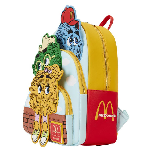 Loungefly- McDonalds - Fry Guys Triple Pocket Mini Backpack