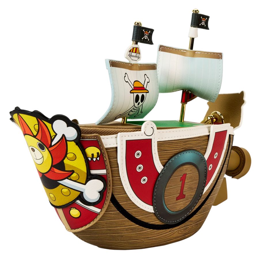 Loungefly- One Piece - Thousand Sunny Figural Crossbody Bag