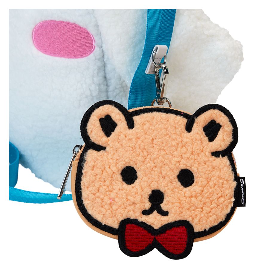 Sanrio - Cinnamoroll Sherpa Tote Bag with Coin Bag