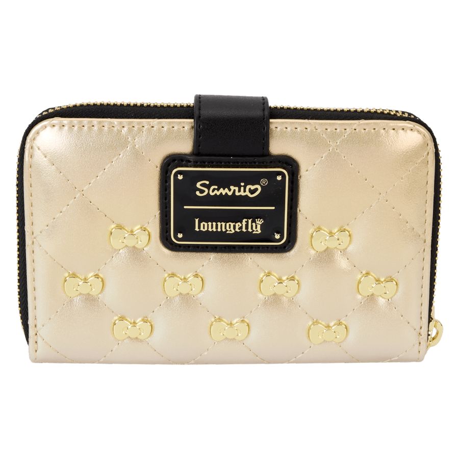Sanrio - 50th Anniversary Metallic Gold Zip Around Wallet