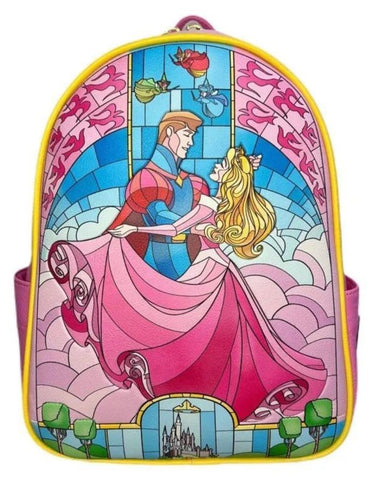 Loungefly- Sleeping Beauty - Stained Glass US Exclusive Mini Backpack