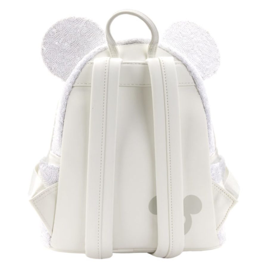 Loungefly- Minnie Mouse Sequin Wedding Mini Backpack