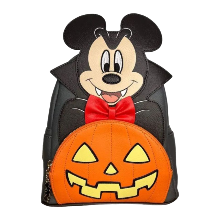 Loungefly - Disney - Mickey Vampire Pumpkin US Exclusive Mini Backpack