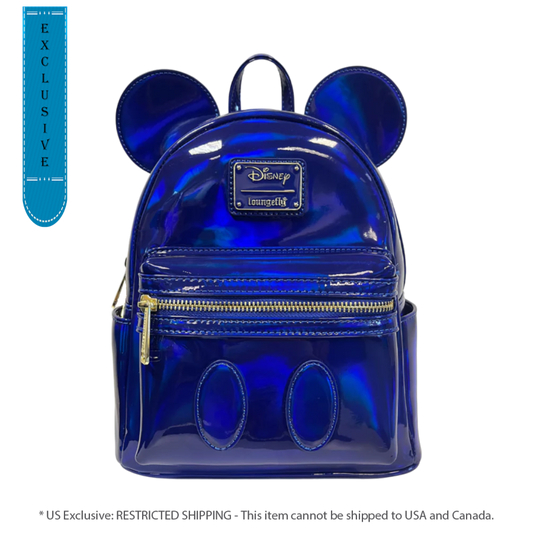 Loungefly - Disney - Mickey (Blue Oil Slick) Mini Backpack
