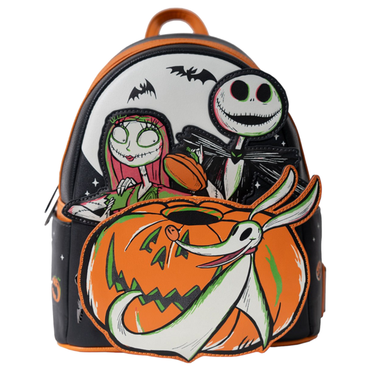 Loungefly- The Nightmare Before Christmas - Disney 100 Halloween US Exclusive Glow Mini Backpack