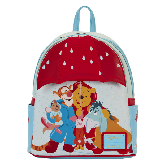 Loungefly- Winnie The Pooh - Pooh & Friends Rainy Day Mini Backpack