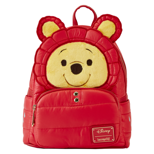 Loungefly - Winnie The Pooh - Rainy Day Puffer Jacket Cosplay Mini Backpack