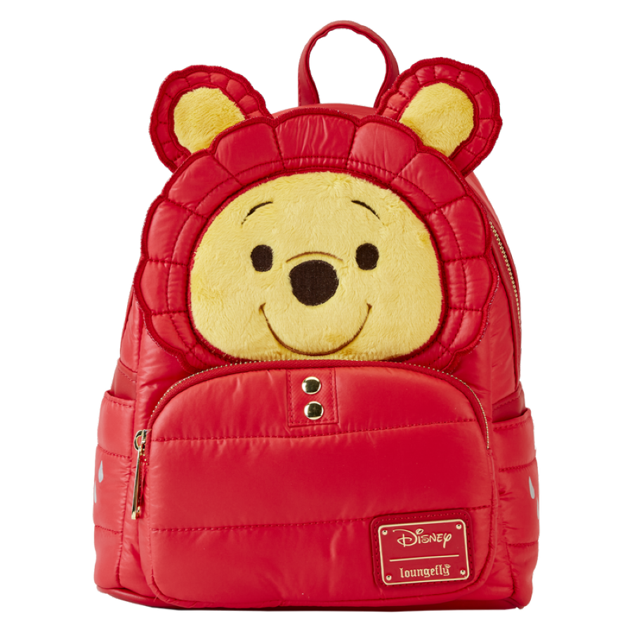 Loungefly - Winnie The Pooh - Rainy Day Puffer Jacket Cosplay Mini Backpack