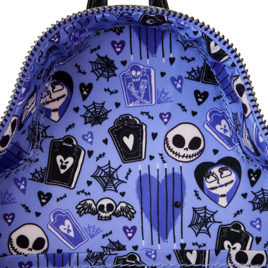 Loungefly - The Nightmare Before Christmas - Jack & Sally Eternally Yours Mini Backpack