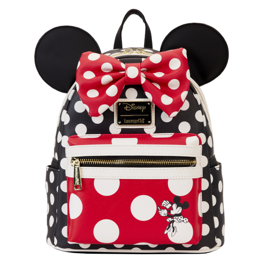 Loungefly- Disney - Minnie Rocks The Dots Classic Mini Backpack