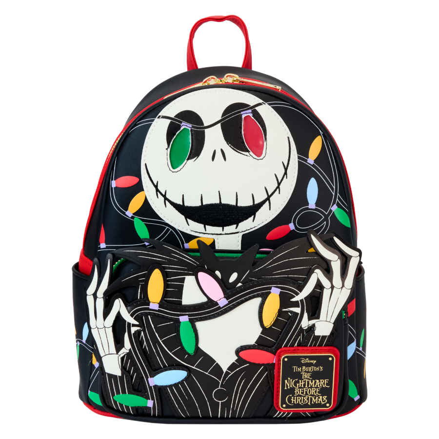 Loungefly | The Nightmare Before Christmas - Smiling Jack Light-up Mini Backpack